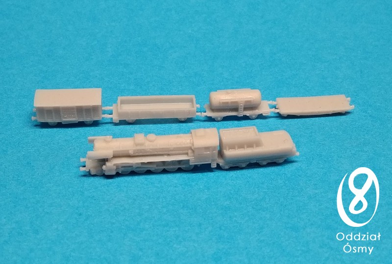 Trains - BR52 + goods wagons