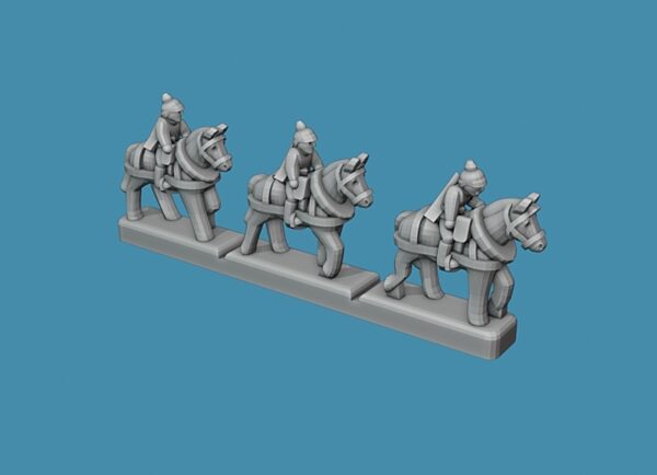 German horse teams WWI (early)