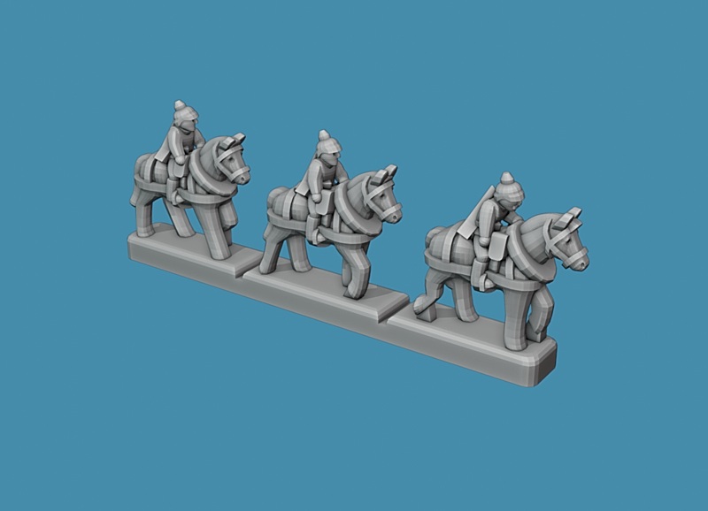 German horse teams WWI (early)