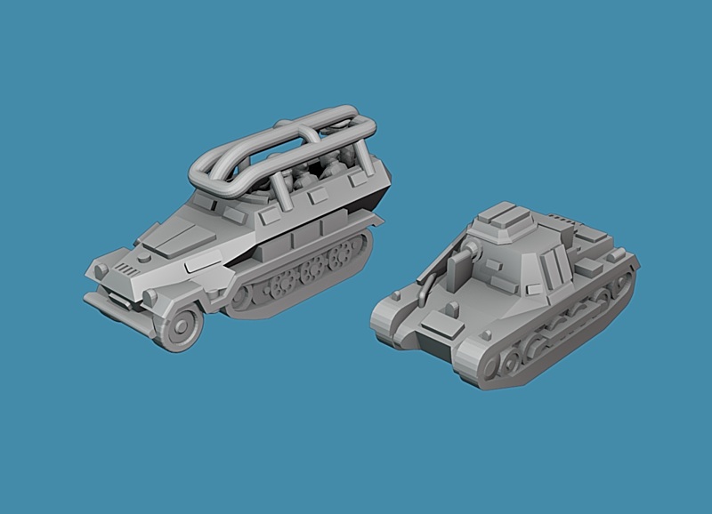 kl PzBfWg I & Sd.Kfz. 251/6 Ausf. A